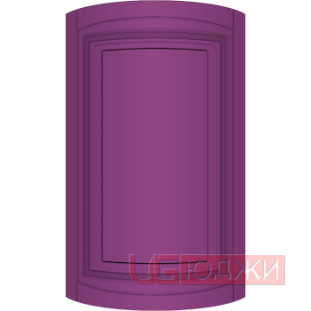 Фасад Эмаль Матовая 19мм Престиж Классика 66 полукруглый R300 высота 357-716мм