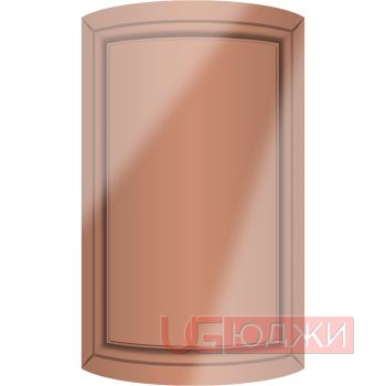 Фасад Эмаль Глянец 19мм Престиж Классика 71 полукруглый R300 высота 717-916мм