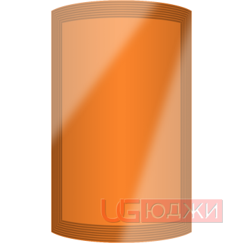 Фасад Эмаль Глянец 19мм Престиж Модерн 77 полукруглый R300 высота 717-916мм