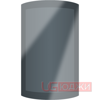 Фасад Эмаль Глянец 19мм Престиж Модерн 77 полукруглый R300 высота 717-916мм