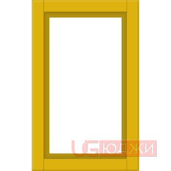 Фасад Эмаль Матовая 19мм Престиж Классика 67 Витрина