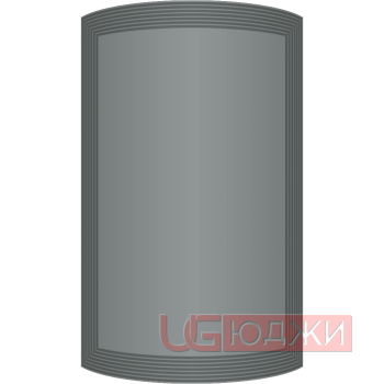 Фасад Эмаль Матовая 19мм Престиж Модерн 77 полукруглый R300 высота 357-716мм