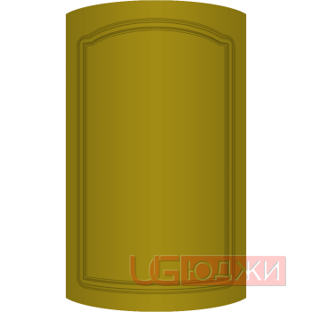 Фасад Эмаль Матовая 19мм Стандарт 3 полукруглый R300 высота 357-716мм