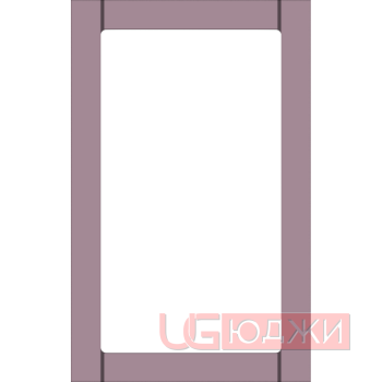 Фасад Эмаль Матовая 19мм Стандарт 6 Витрина