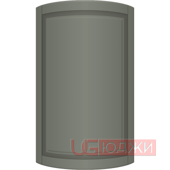 Фасад Эмаль Матовая 19мм Престиж Классика 67 полукруглый R300 высота 357-716мм