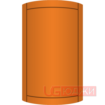 Фасад Эмаль Матовая 19мм Стандарт 6 полукруглый R300 высота 717-916мм