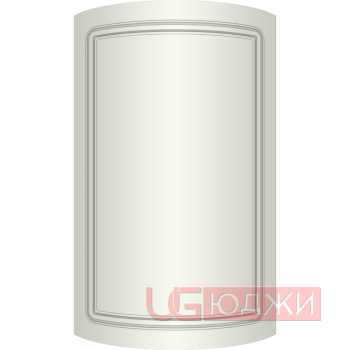 Фасад Эмаль Матовая 19мм Стандарт 1 полукруглый R300 высота 717-916мм