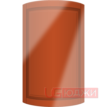 Фасад Эмаль Глянец 19мм Престиж Классика 67 полукруглый R300 высота 717-916мм