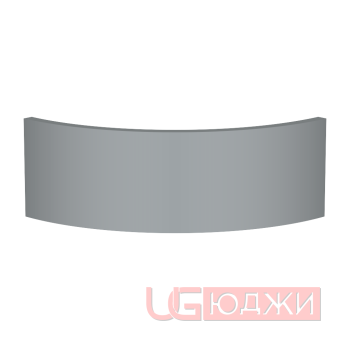 Цоколь полукруглый Эмаль Матовая R300х150мм