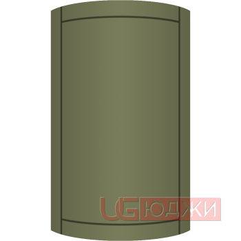 Фасад Эмаль Матовая 19мм Стандарт 6 полукруглый R300 высота 717-916мм