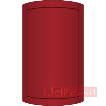 Фасад Эмаль Матовая 19мм Стандарт 6 полукруглый R300 высота 717-916мм