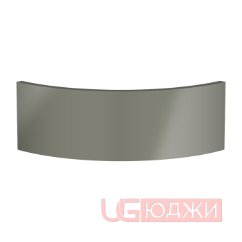 Цоколь полукруглый Эмаль Глянец R300х150мм