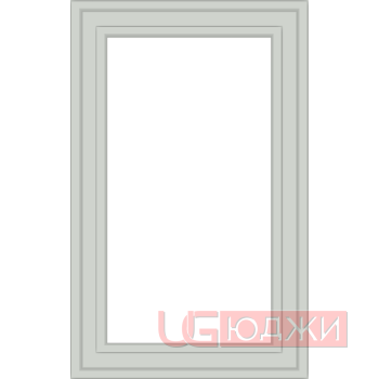 Фасад Эмаль Матовая 19мм Престиж Модерн 75 Витрина