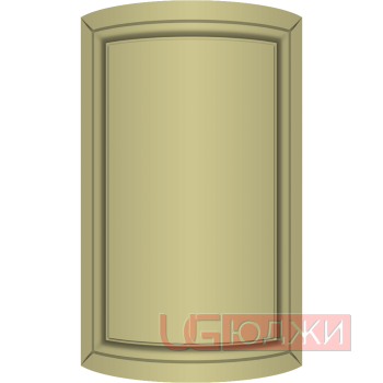 Фасад Эмаль Матовая 19мм Престиж Классика 71 полукруглый R300 высота 717-916мм