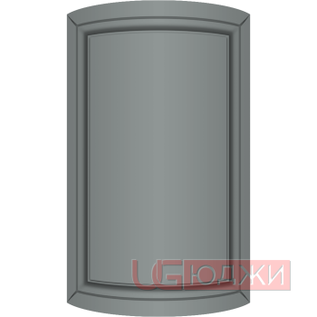 Фасад Эмаль Матовая 19мм Престиж Классика 71 полукруглый R300 высота 357-716мм