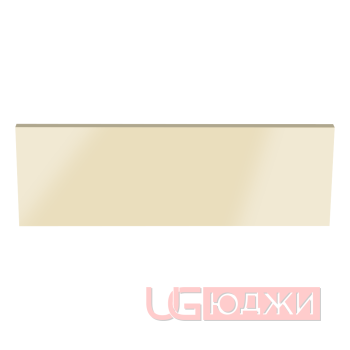 Цоколь прямой Эмаль Глянец 2300х150х19мм