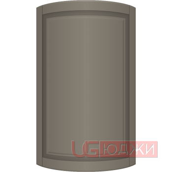 Фасад Эмаль Матовая 19мм Престиж Классика 67 полукруглый R300 высота 357-716мм