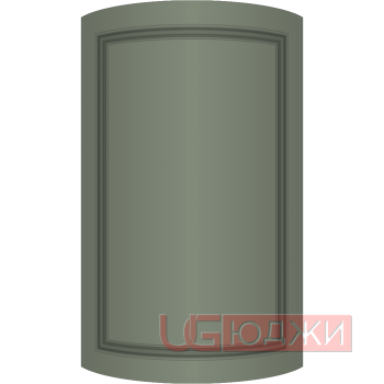 Фасад Эмаль Матовая 19мм Престиж Классика 73 полукруглый R300 высота 357-716мм