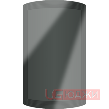 Фасад Эмаль Глянец 19мм Престиж Модерн 77 полукруглый R300 высота 717-916мм