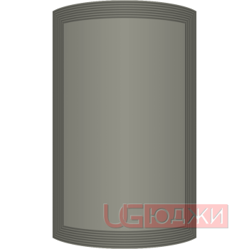 Фасад Эмаль Матовая 19мм Престиж Модерн 77 полукруглый R300 высота 357-716мм