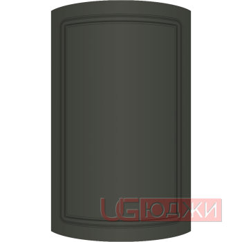 Фасад Эмаль Матовая 19мм Стандарт 1 полукруглый R300 высота 357-716мм