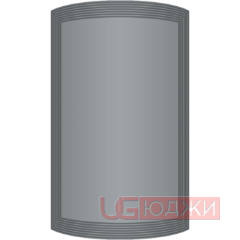 Фасад Эмаль Матовая 19мм Престиж Модерн 77 полукруглый R300 высота 357-716мм