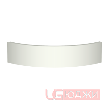 Цоколь полукруглый Эмаль Матовая R300х100мм