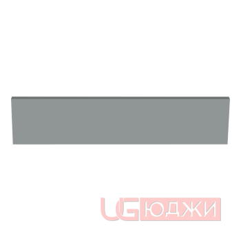 Цоколь прямой Эмаль Матовая 2300х100х19мм