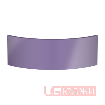 Цоколь полукруглый Эмаль Глянец R300х150мм