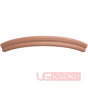 Карниз верхний полукруглый Эмаль Матовая R300х60мм