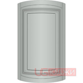 Фасад Эмаль Матовая 19мм Престиж Классика 66 полукруглый R300 высота 717-916мм