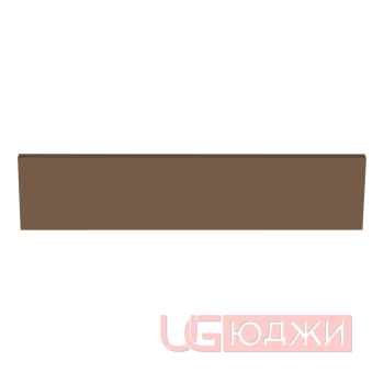 Цоколь прямой Эмаль Матовая 2300х100х19мм