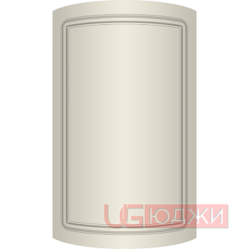 Фасад Эмаль Матовая 19мм Стандарт 1 полукруглый R300 высота 717-916мм