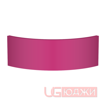 Цоколь полукруглый Эмаль Матовая R300х150мм