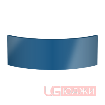 Цоколь полукруглый Эмаль Глянец R300х150мм