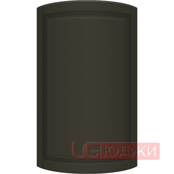 Фасад Эмаль Матовая 19мм Престиж Классика 67 полукруглый R300 высота 357-716мм