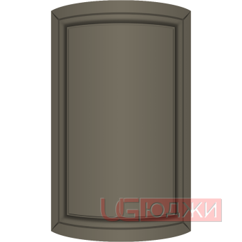 Фасад Эмаль Матовая 19мм Престиж Классика 71 полукруглый R300 высота 717-916мм