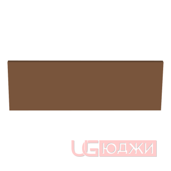 Цоколь прямой Эмаль Матовая 2300х150х19мм