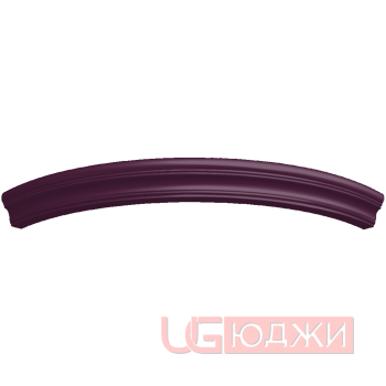 Карниз верхний прямой Эмаль Матовая 2400х60х80мм