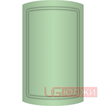 Фасад Эмаль Матовая 19мм Стандарт 1 полукруглый R300 высота 357-716мм