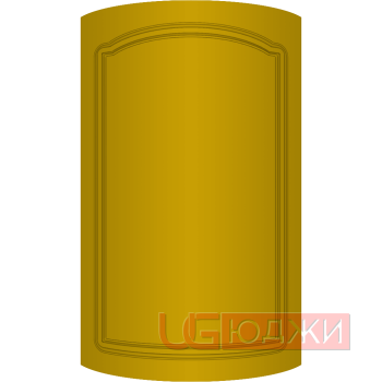 Фасад Эмаль Матовая 19мм Стандарт 3 полукруглый R300 высота 357-716мм