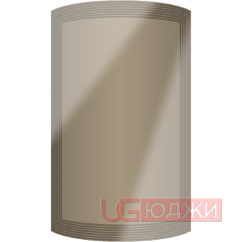 Фасад Эмаль Глянец 19мм Престиж Модерн 77 полукруглый R300 высота 717-916мм