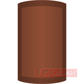 Фасад Эмаль Матовая 19мм Престиж Модерн 77 полукруглый R300 высота 357-716мм