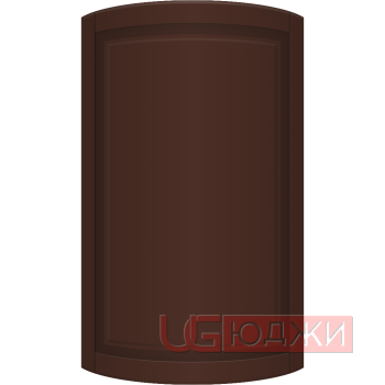 Фасад Эмаль Матовая 19мм Престиж Классика 67 полукруглый R300 высота 357-716мм