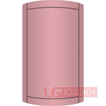 Фасад Эмаль Матовая 19мм Стандарт 6 полукруглый R300 высота 357-716мм