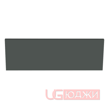 Цоколь прямой Эмаль Матовая 2300х150х19мм