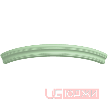 Карниз верхний полукруглый Эмаль Матовая R300х60мм