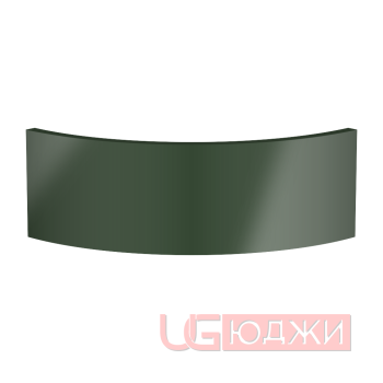 Цоколь полукруглый Эмаль Глянец R300х150мм