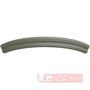 Карниз верхний прямой Эмаль Матовая 2400х60х80мм