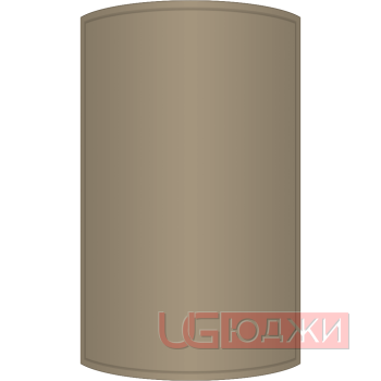 Фасад Эмаль Матовая 19мм Престиж Модерн 75 полукруглый R300 высота 357-716мм